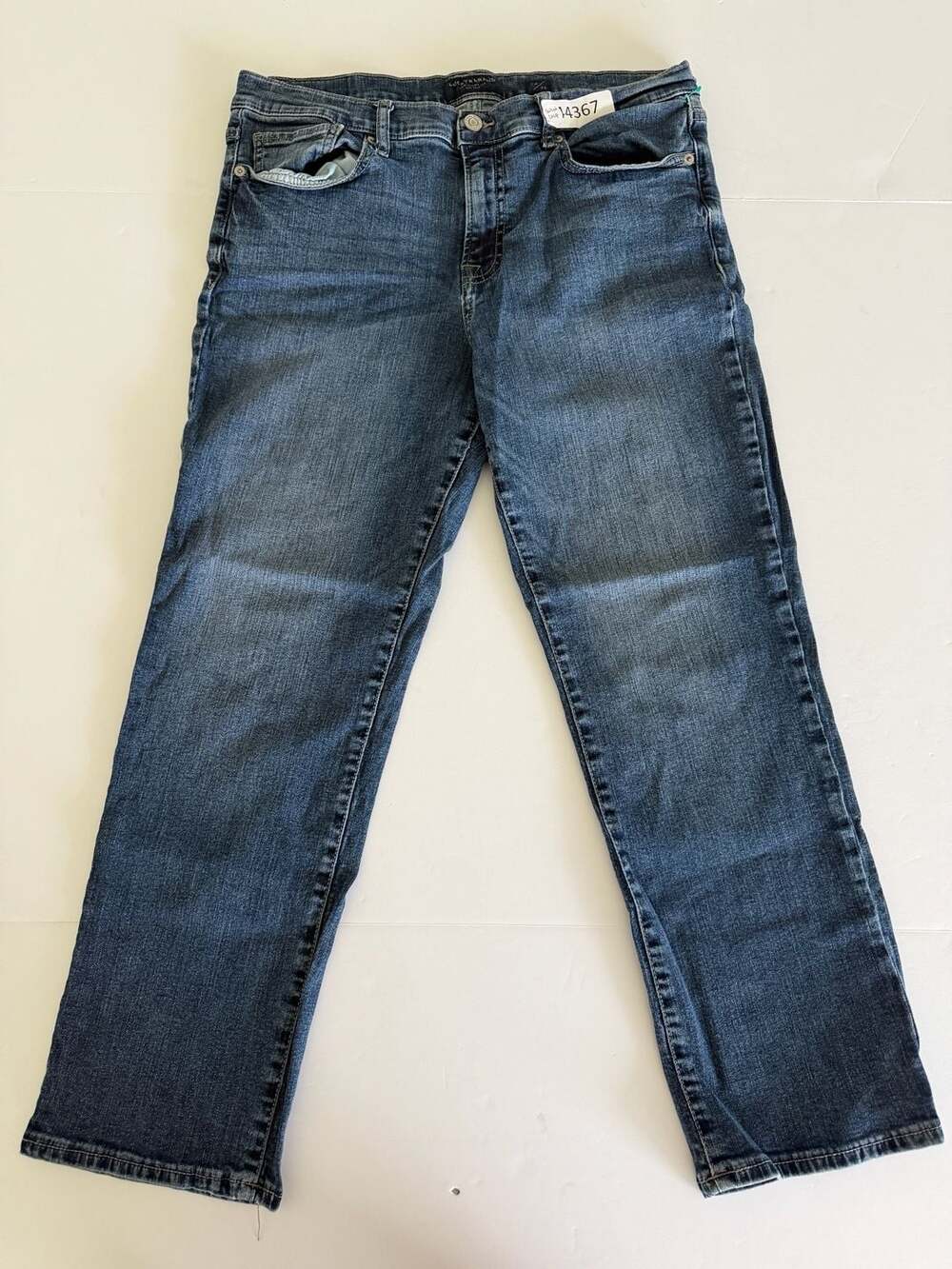 Lucky Brand Sweet Crop Mid-Rise Denim Jeans Size 14/32